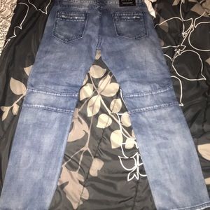 New men’s biker jeans
